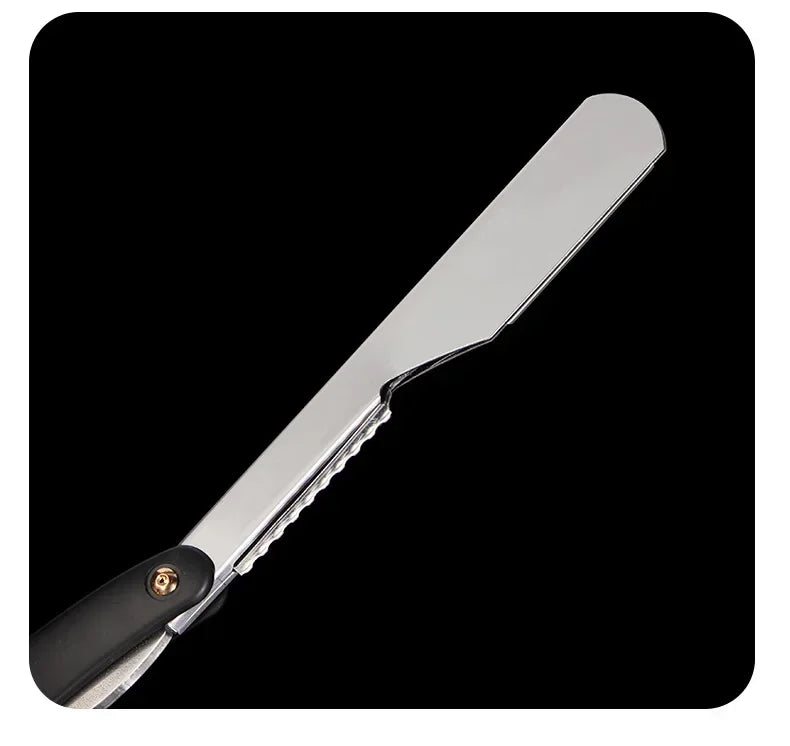 Rasoir de barbier coupe de cheveux barbe sourcils rasage outils dépilation manuelle rasoirs à bords droits