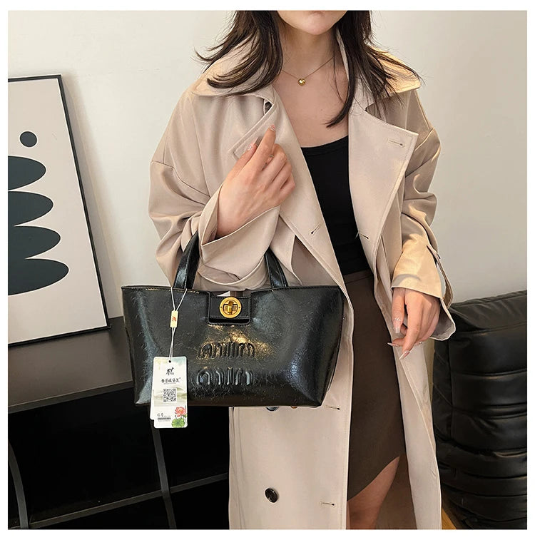 Women's Fashion Leather Crossbody Bag Shoulder Bag Handbag Combo Luxury Brand Classic Elegant Designer Style