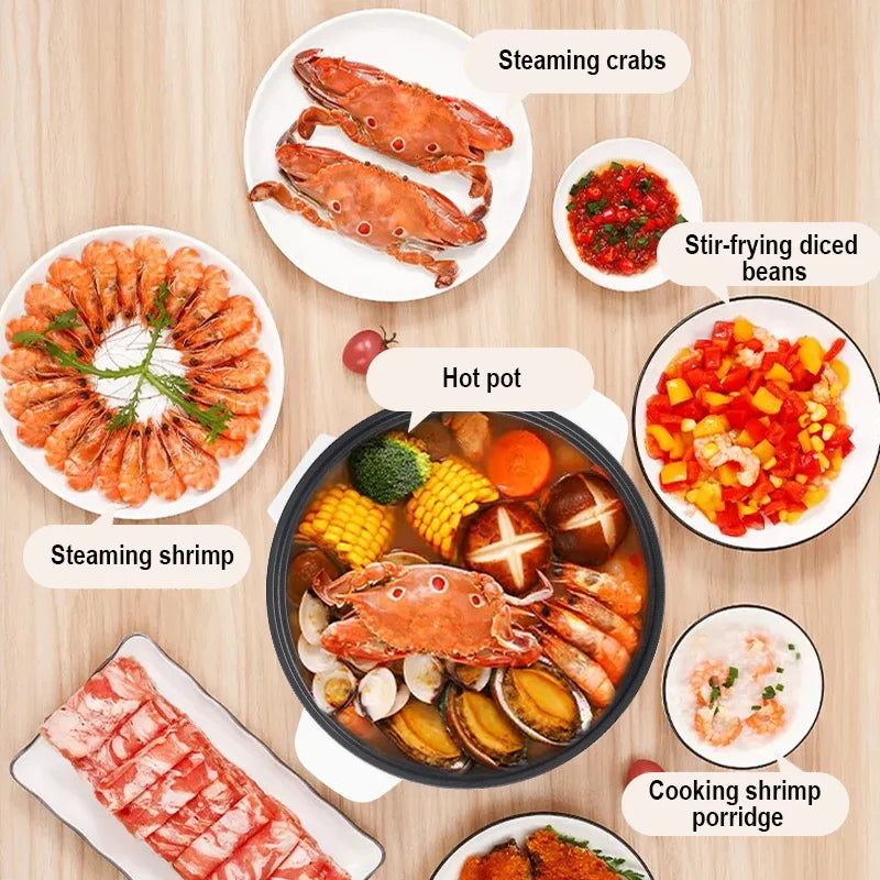 220V Multi Cookers Portable Electric Cooker Household Non-stick Pan Hot Pot Rice Cooker Cooking Appliances