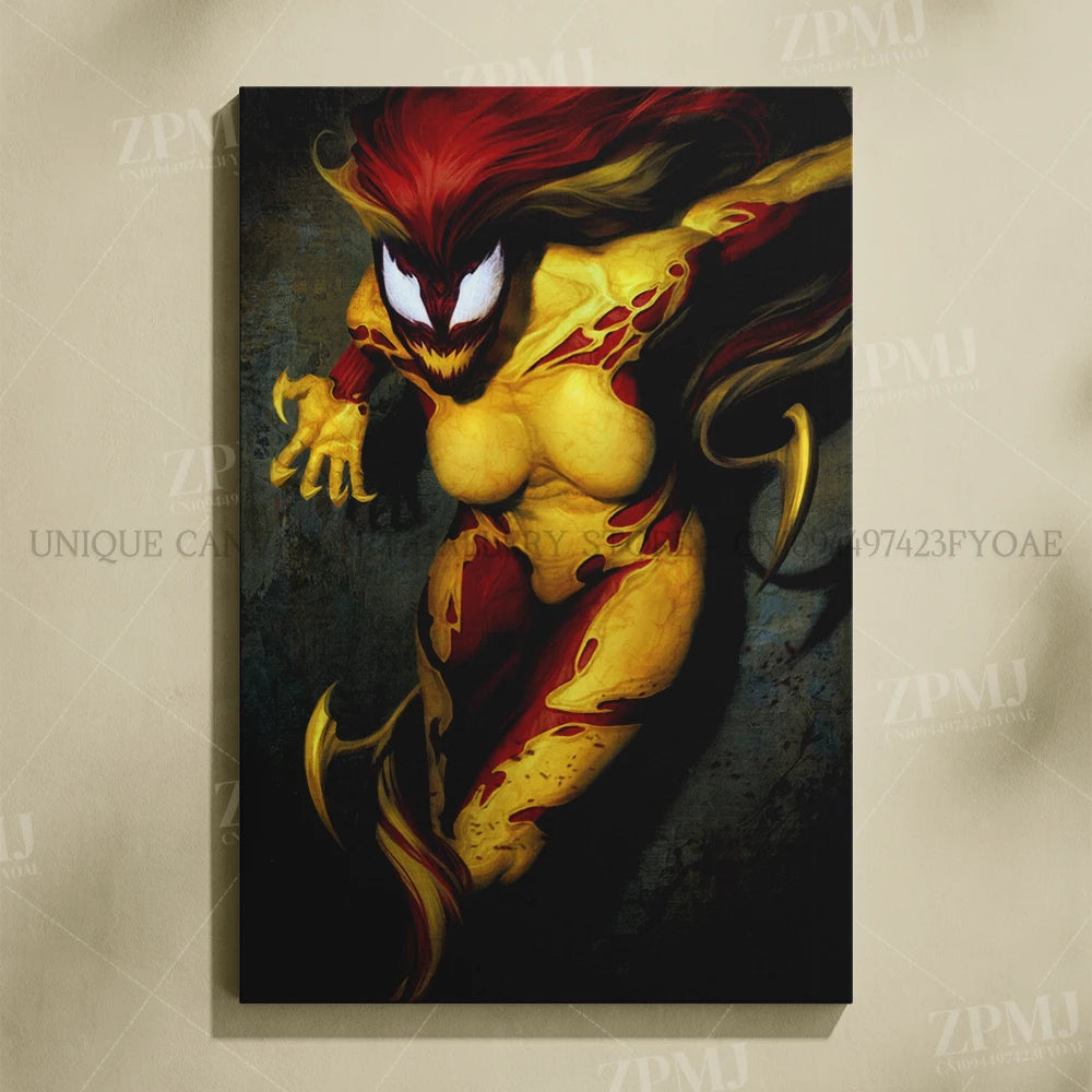 Marvel Comics Female Characters Canvas Pictures Home Decoration Paintings Poster HD Prints Wall Art The Avengers Room Frameless