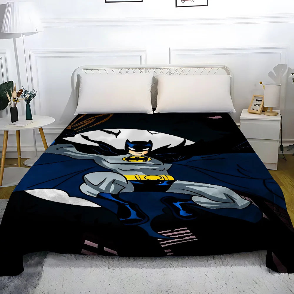 Bedding Adult Children Bed Sheet (no pillowcase) Droop Full Encirclement Mattress Anime For B-Batmans Cover Seasons Universal