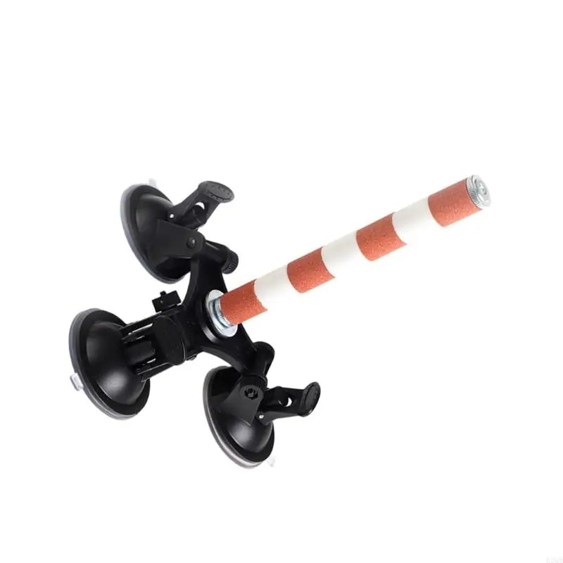 حامل مجثم الطيور المصنوع من السيراميك مع قاعدة شفط لطحن وخدش الببغاوات، لعبة مثبتة على النافذة والجدار