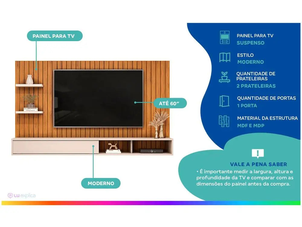 Panneau pour TV jusqu'à 60 "DJ Friz Furniture