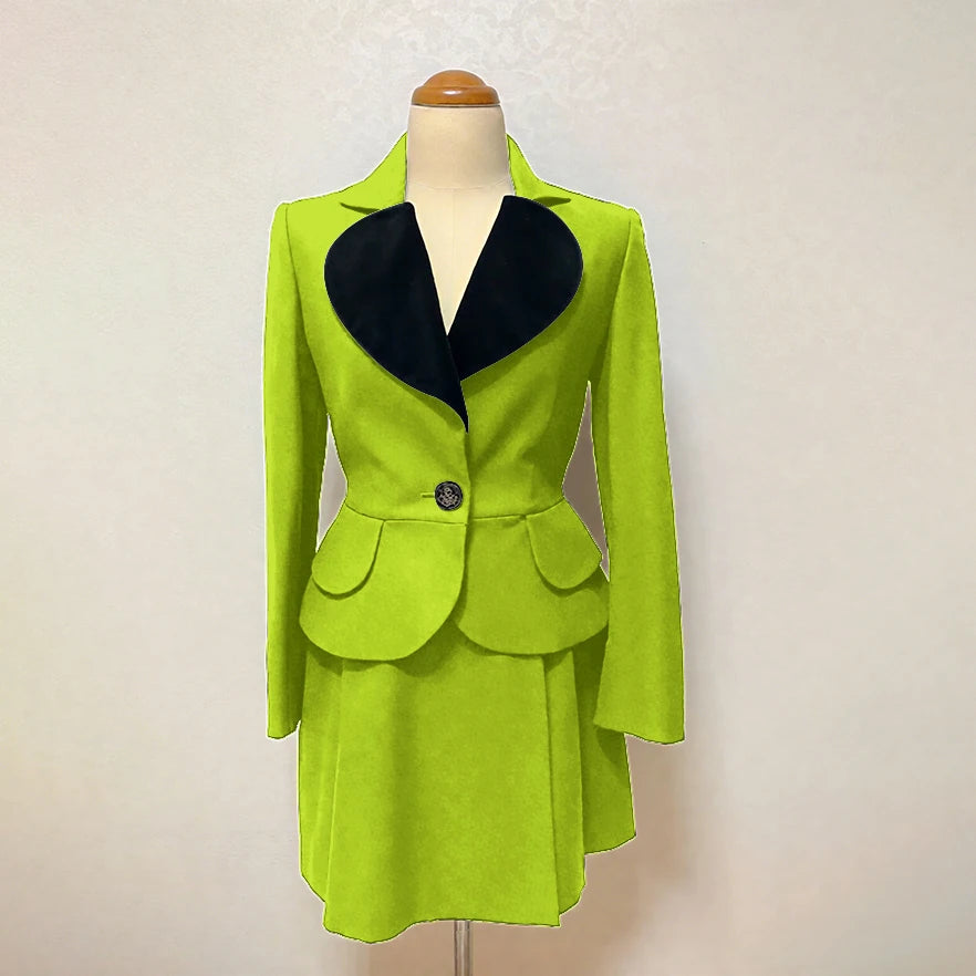 Costume 2 pièces personnalisé slim sweet