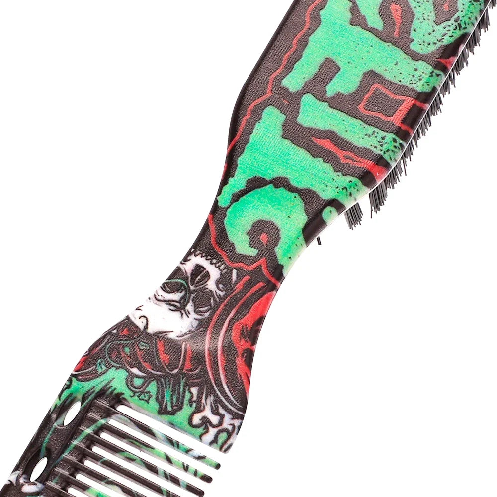 Peigne à barbe de barbier 2en1 8 couleurs