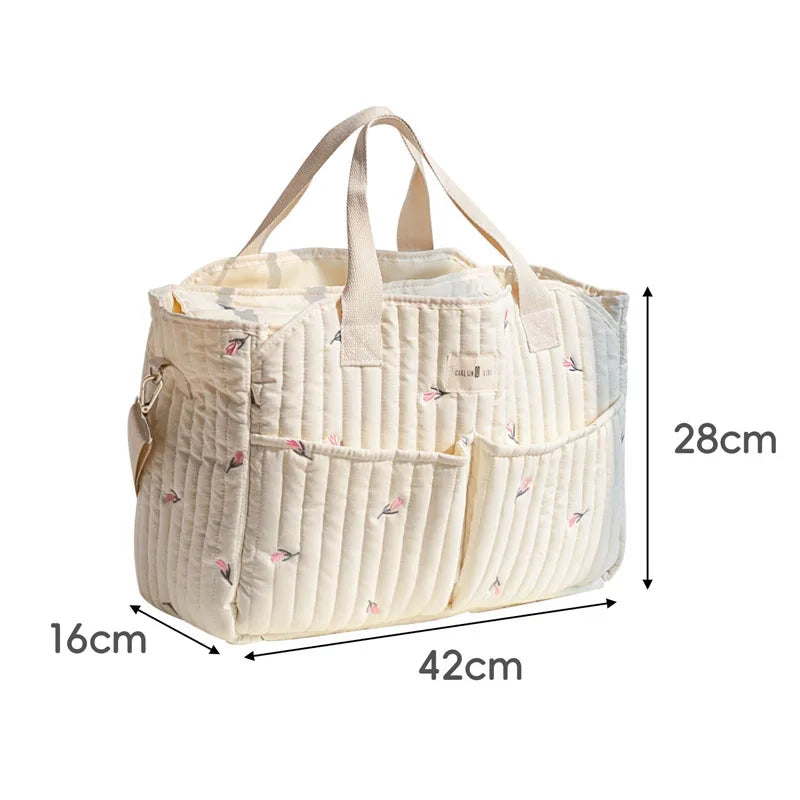 Baby Diaper Bag Large Capacity Baby Outing Portable Handbag Storage Diaper Bag Multi-functional Messenger Mommy Bags