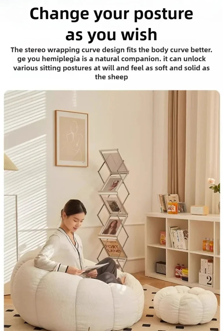 Pouf salon canapés nordique moderne canapé confortable relaxant canapés décoration de la maison meubles chambre chaise longue accessoires