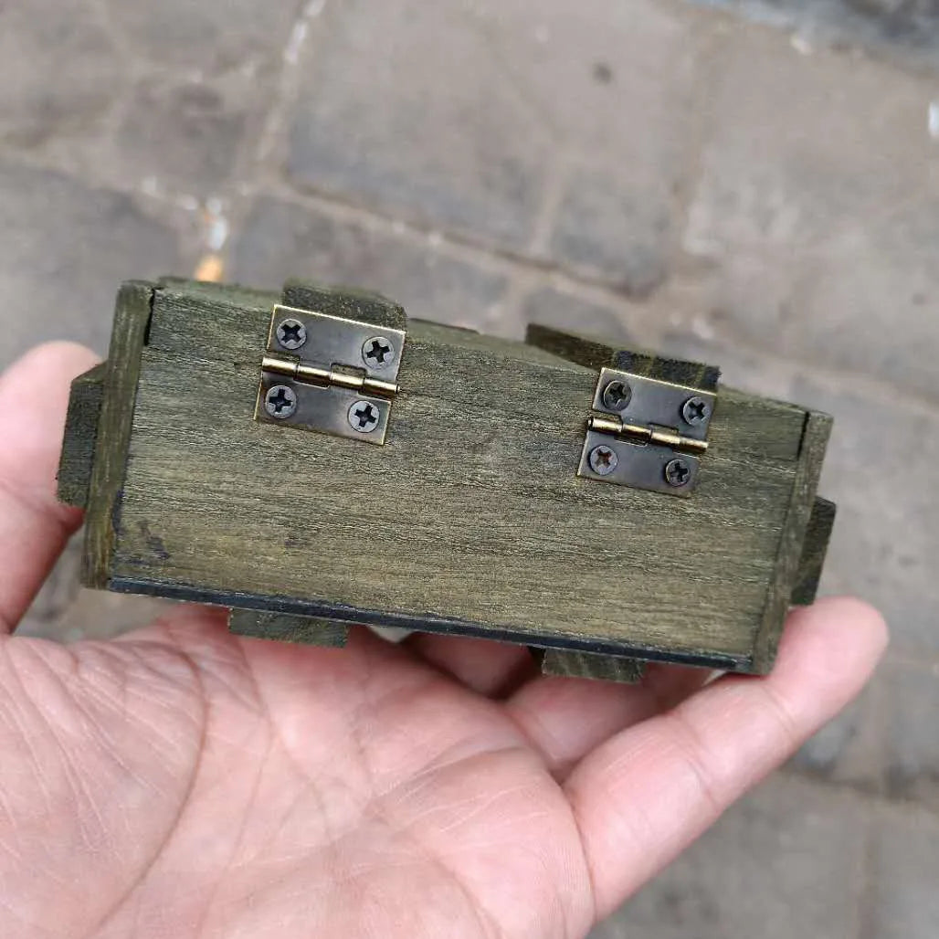 Customs 1/6 Scale Ammunition Box WWII Military Style Wooden Case Model for 12in Action Figures Accessory Toys