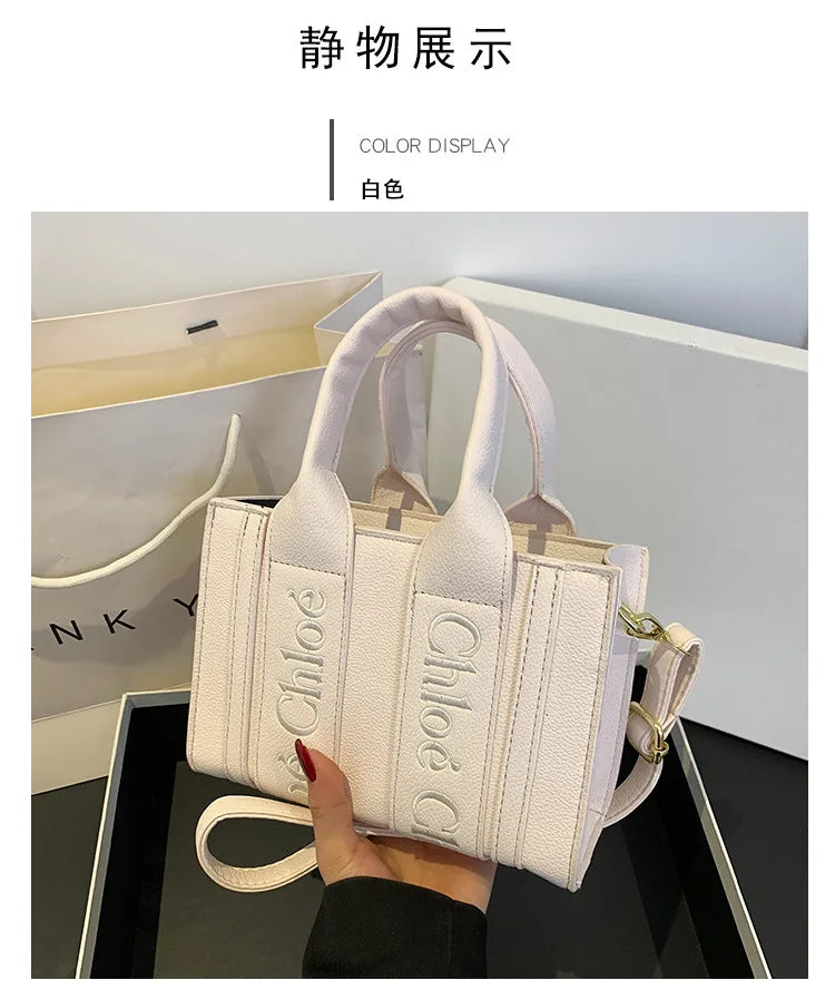 ‌2025 Fashion Embroidery Handbag - Adjustable Shoulder Tote, Crossbody Purse, Trendy & Practical, Perfect for Daily Outfits‌