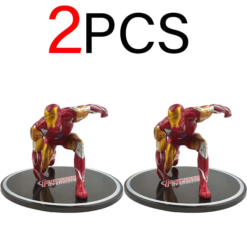 2025 New Marvels Comics IronMans Spidermans Venoms Handmade Model PVC Material Animations Decoration Children's Birthday Gifts