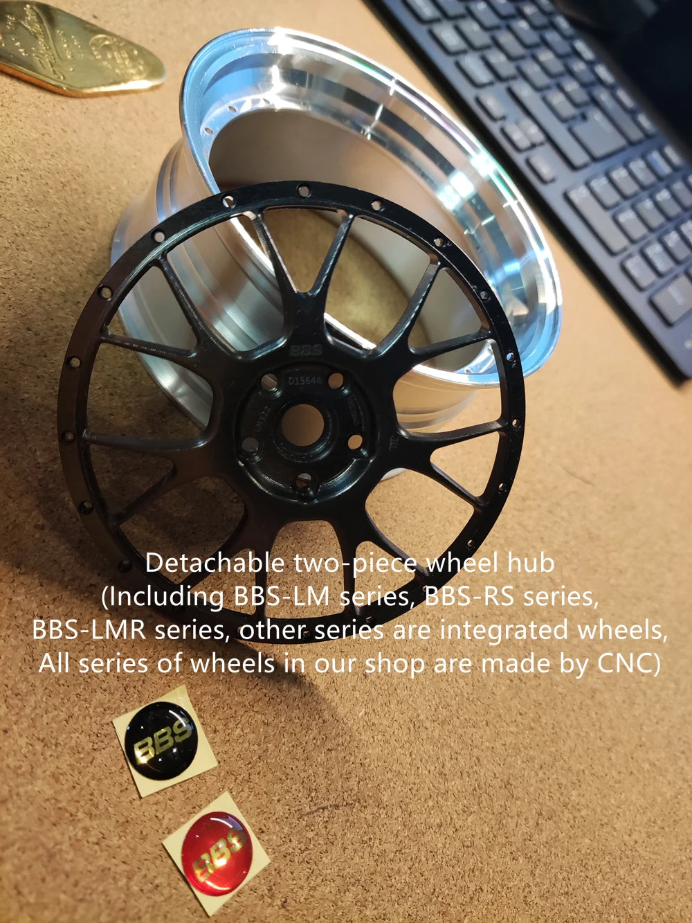 1/5 Car Model Metal Forged Assemble Refitting Wheel Hub  Creative Desktop Display  Personalized  Modification Toys Gift