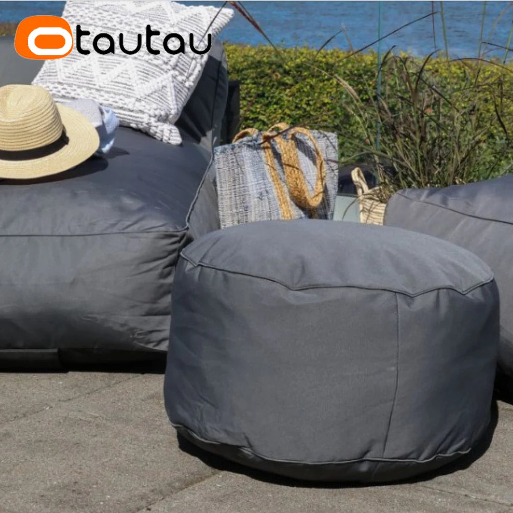 OTAUTAU Outdoor Oxford Bean Bag Lounger Cover Swim Pool Float Sofa Bed Pouf SF508【No Filler!Need To Buy Filler By Yourself !】