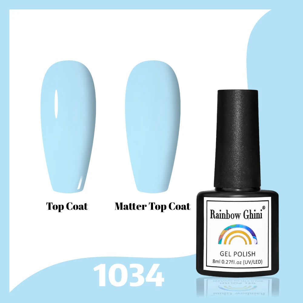 Gel Vernis à ongles semis permanents Paillettes 8Ml 150 couleurs