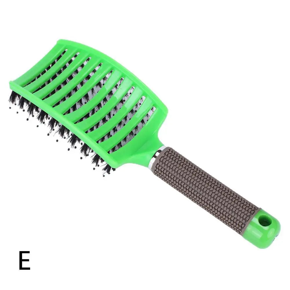 Brosse à cheveux bouclés .