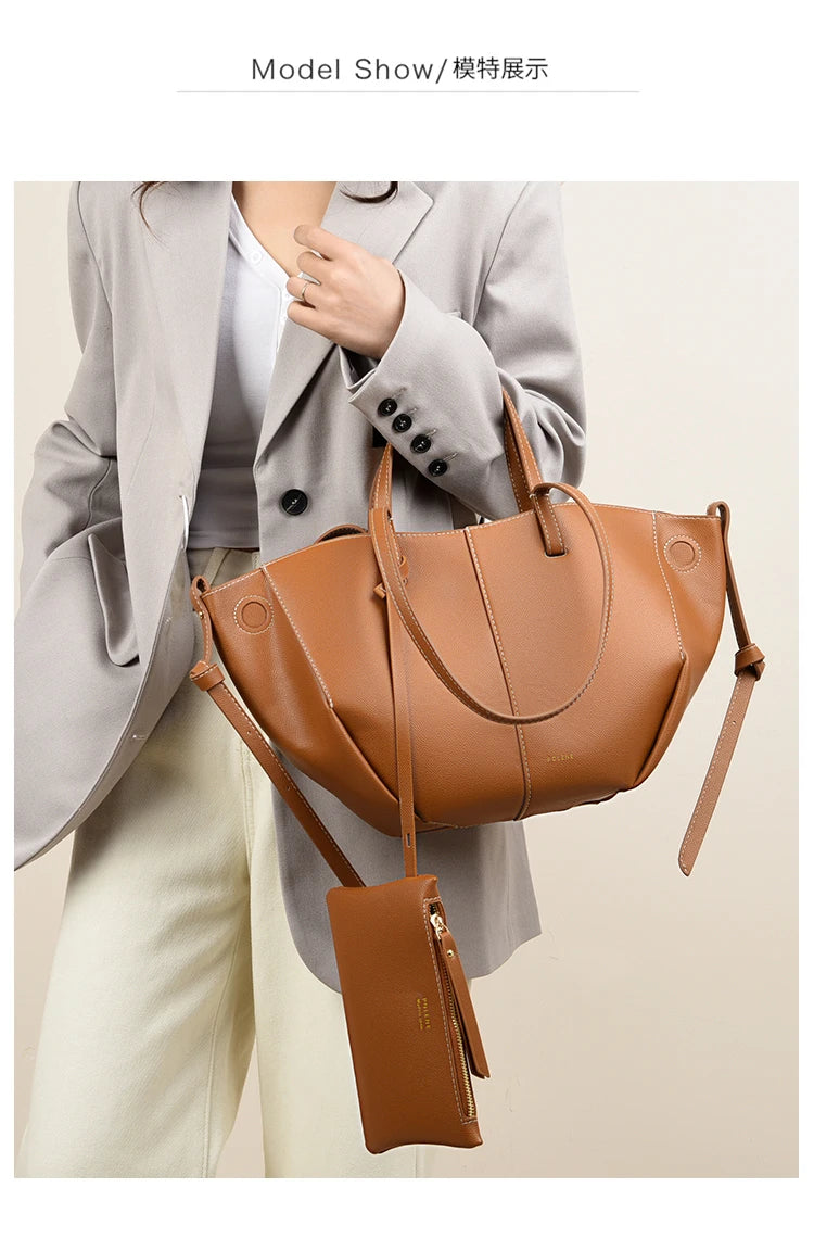 Elegant Crossbody Bag For Women Famous Designer Leather Made Lightweight And Sophisticated With Metal Hardware