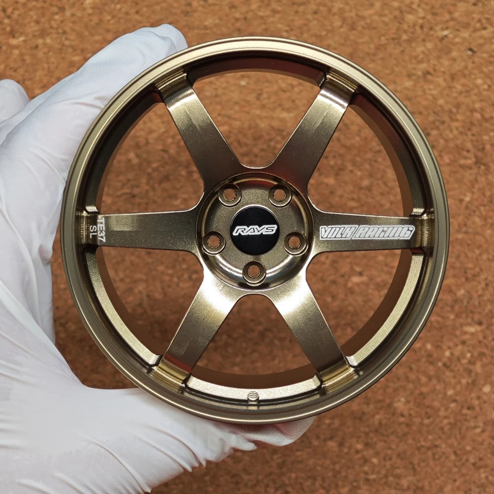 1/5 Car Model Metal Forged Assemble Refitting Wheel Hub  Creative Desktop Display  Personalized  Modification Toys Gift