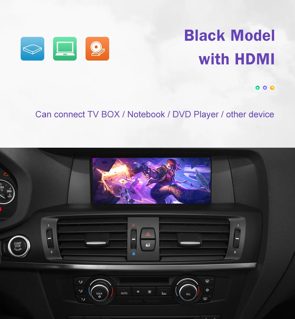 Road Top Wireless CarPlay for BMW X3 F25 G01 X4 F26 CIC,NBT,EVO System 2011-2020, with Android Mirror Link AirPlay Carplay Kits