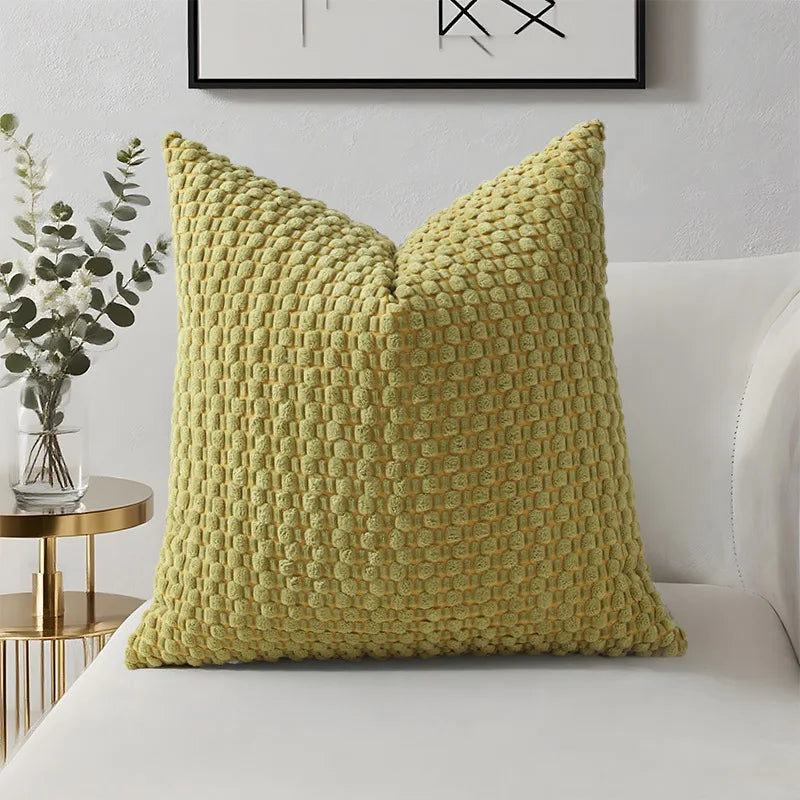 Decorative Sofa Pillow Cover Solid Soft Cushion Cover Home Pillowcase for Living Room Bedroom Sofa Decoration 45*45 50*50 40*40