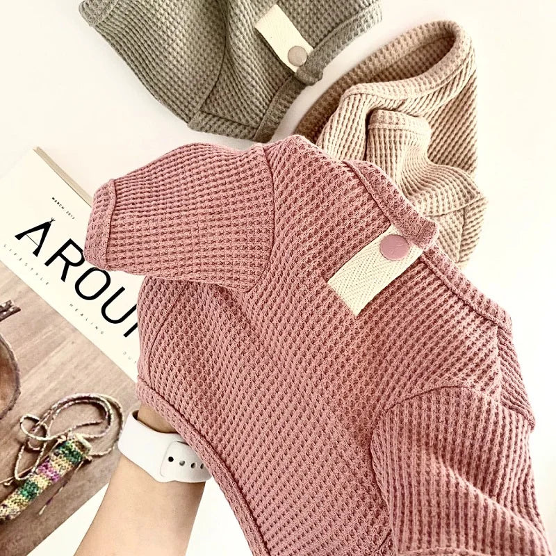 قميص كلاب خريفي وشتوي، ملابس كلاب ناعمة، قميص جرو لطيف سادة، صدرية قطط أنيقة، قمصان داخلية للحيوانات الأليفة، أزياء بيشون فريز