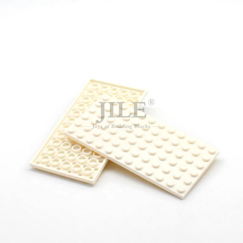 10pcs Moc Base Plate 6x12 3028 DIY Creative Enlighten Basics Building Blocks Bricks Compatible with Assembles Particles Toys