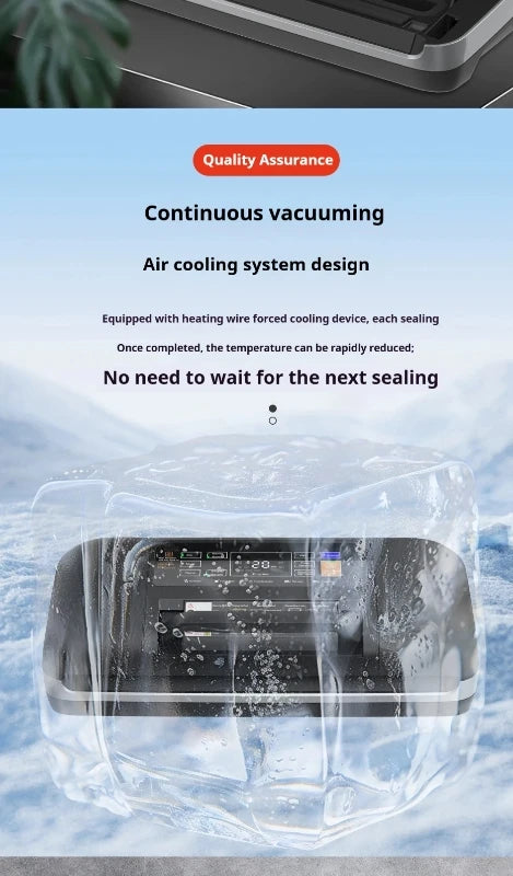 sv639Vacuum Packaging Machine Fully Automatic Double Sealing Large Suction Sealing Machine Long-lasting Freshness Preservation