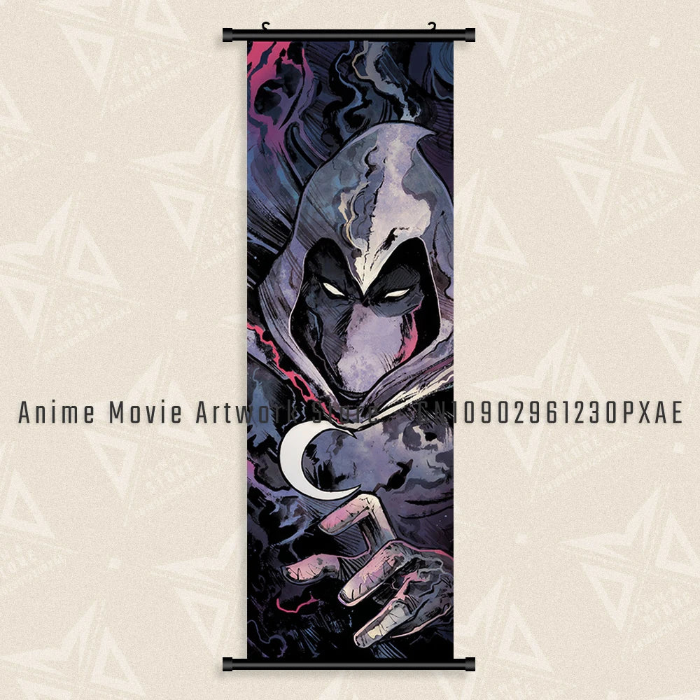 Marvel The Avengers Wall Art Scrolls Pictures Movie Characters Poster Hanging Painting Iron Man Canvas Print Home Decor Mural