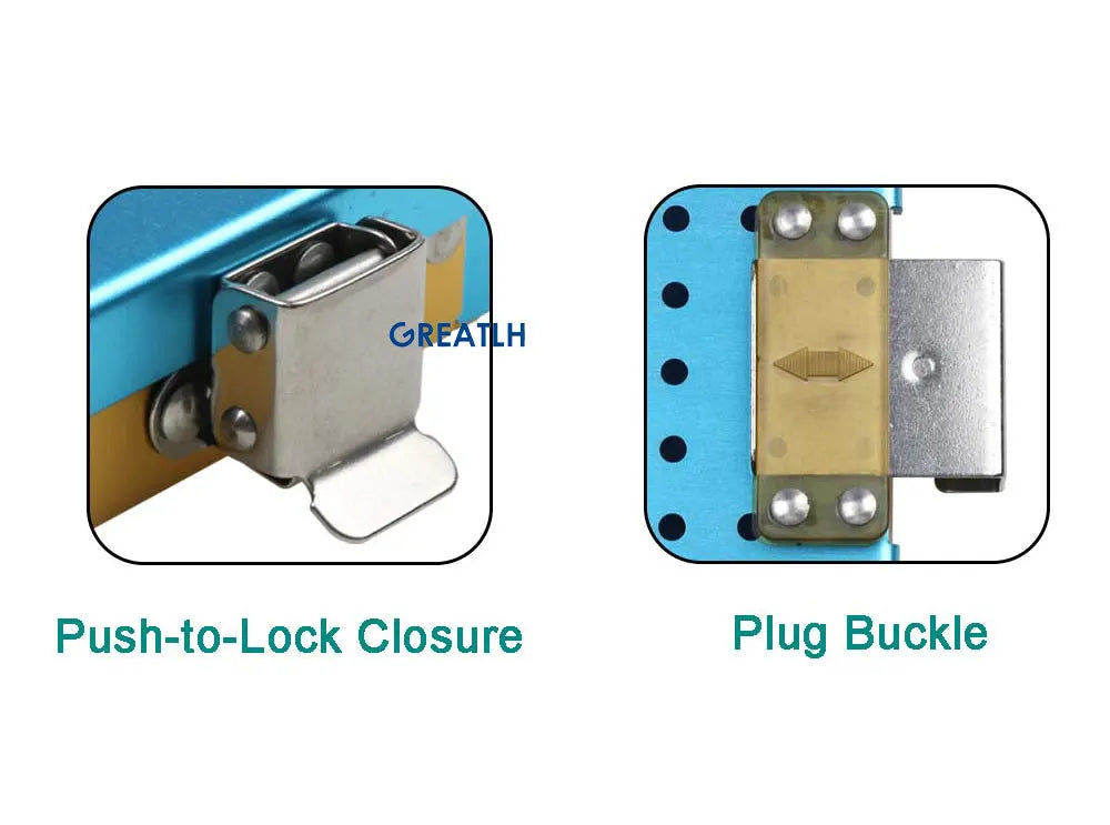 Disinfection Box Sterilization Tray Box Case with Silicone Pad Autoclavable Box