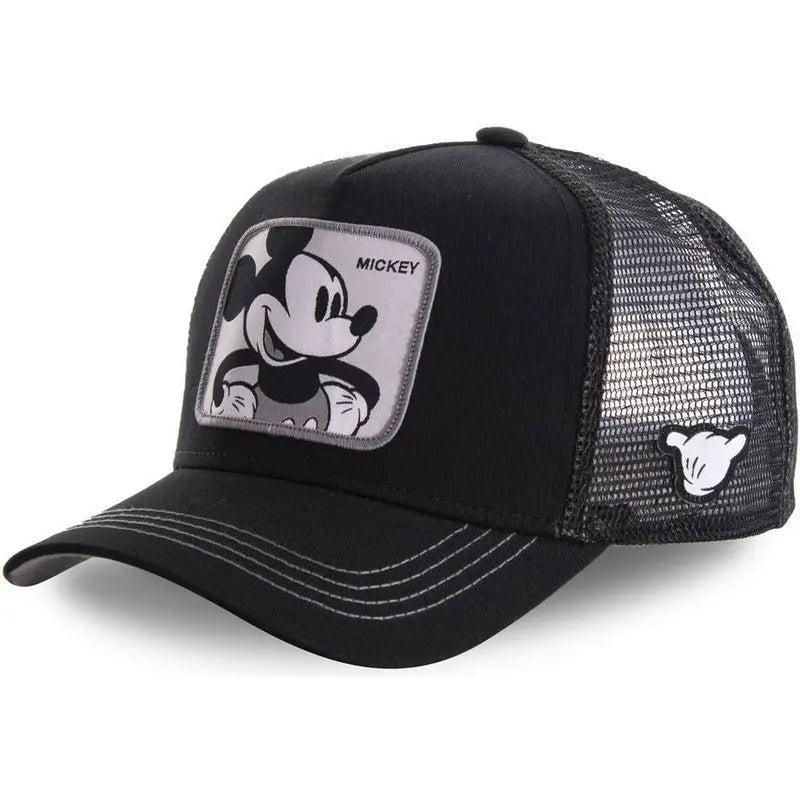 Cartoon Disney Mickey Goofy Sun Protection Baseball Casquette de baseball Kawaii Donald Duck Visière d'extérieur Chapeau de sport Chapeau de maille de camionneur réglable