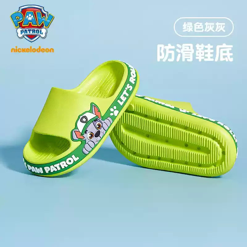 Paw Patrol  Children'S Slippers Woof Team Summer Boys Girls Indoor Non-Slip Bathroom Bath Slippers Baby Home Home