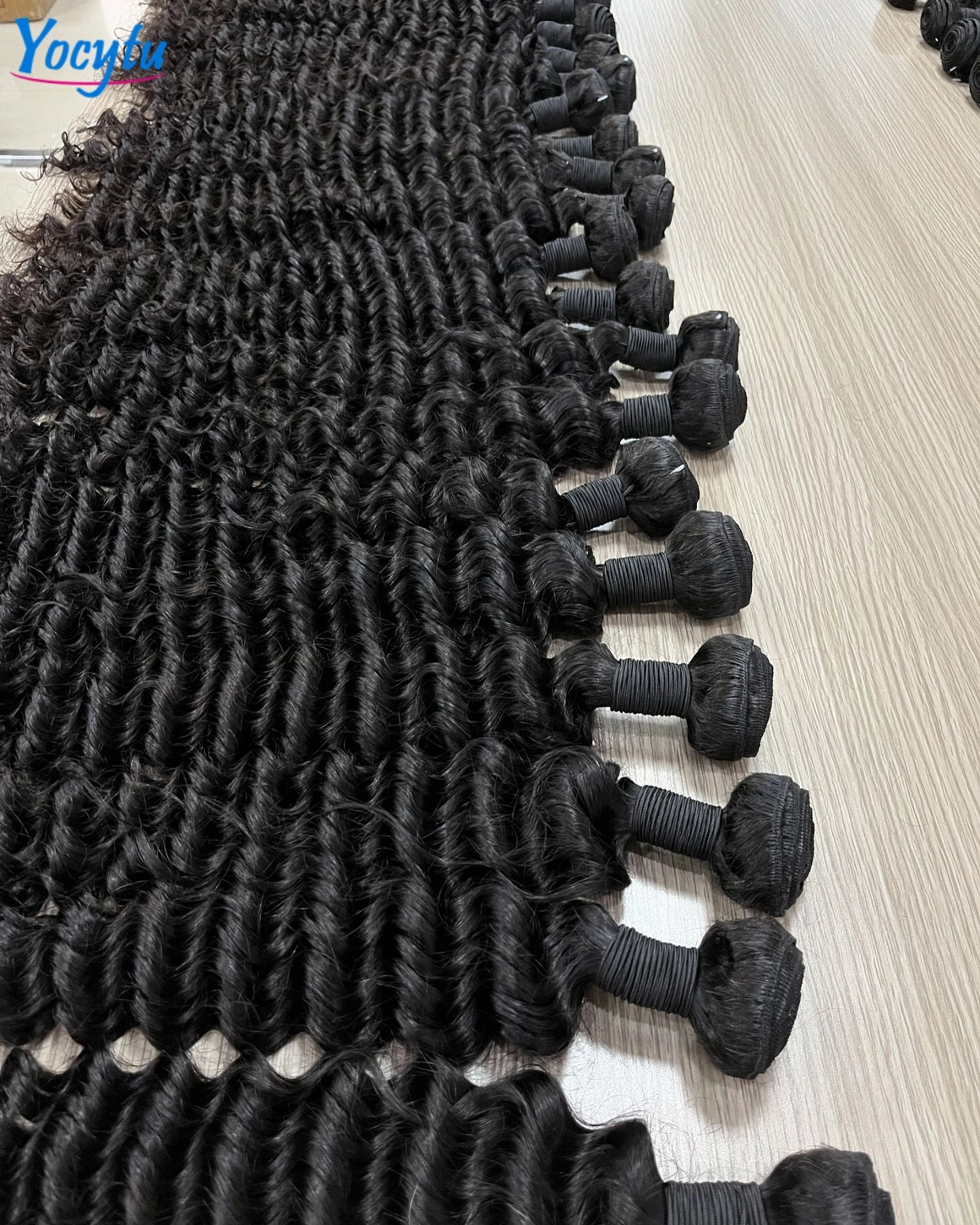 Deep Wave Human Hair Bundles 24 24 24 Inch Bundles 100% Human Hair YOCYTU Brazilian Bundles Raw Hair 100% Human Hair For Women