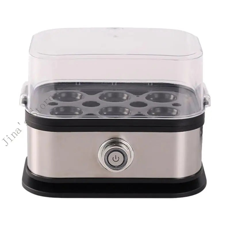 Electric Eggs Cooker Automatic Rapid Boiler 200W Stainless Steel Eggs Steamer with Warming Function Kitchen Accessory