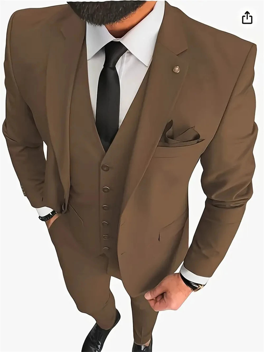 Costumes d'affaires pour hommes 3pcs