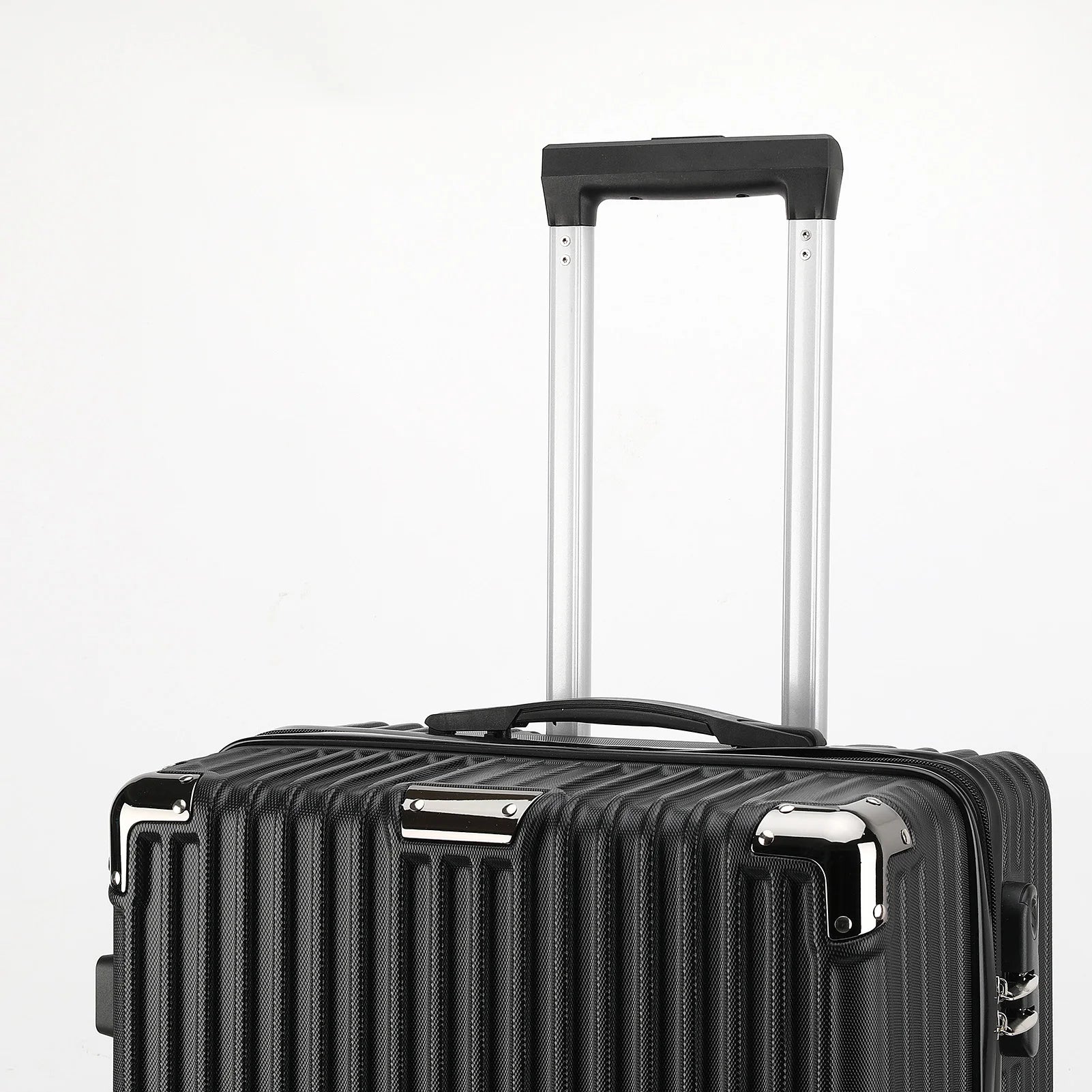 Luggage Set of 3 with Lock, 4 Rolling Spinner Wheels, ABS Lightweight Trolley Travel Suitcase for Hand Luggage Business Trip