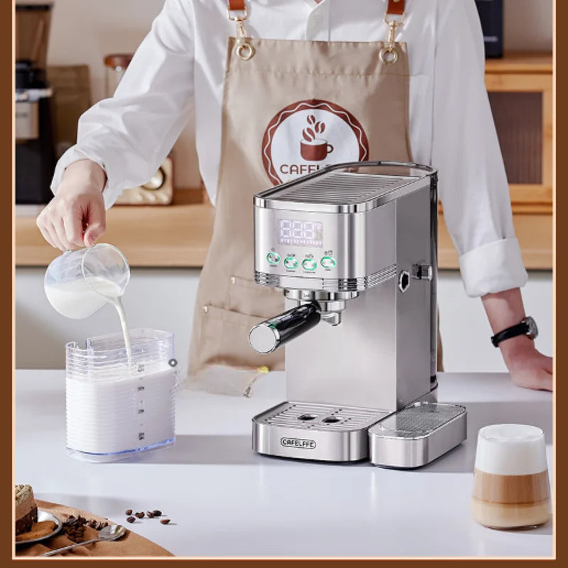 Automatic Coffee and Milk Frother All-in-one Machine 20bar Household Small Espresso Coffee Machine Multi-function Coffee Maker