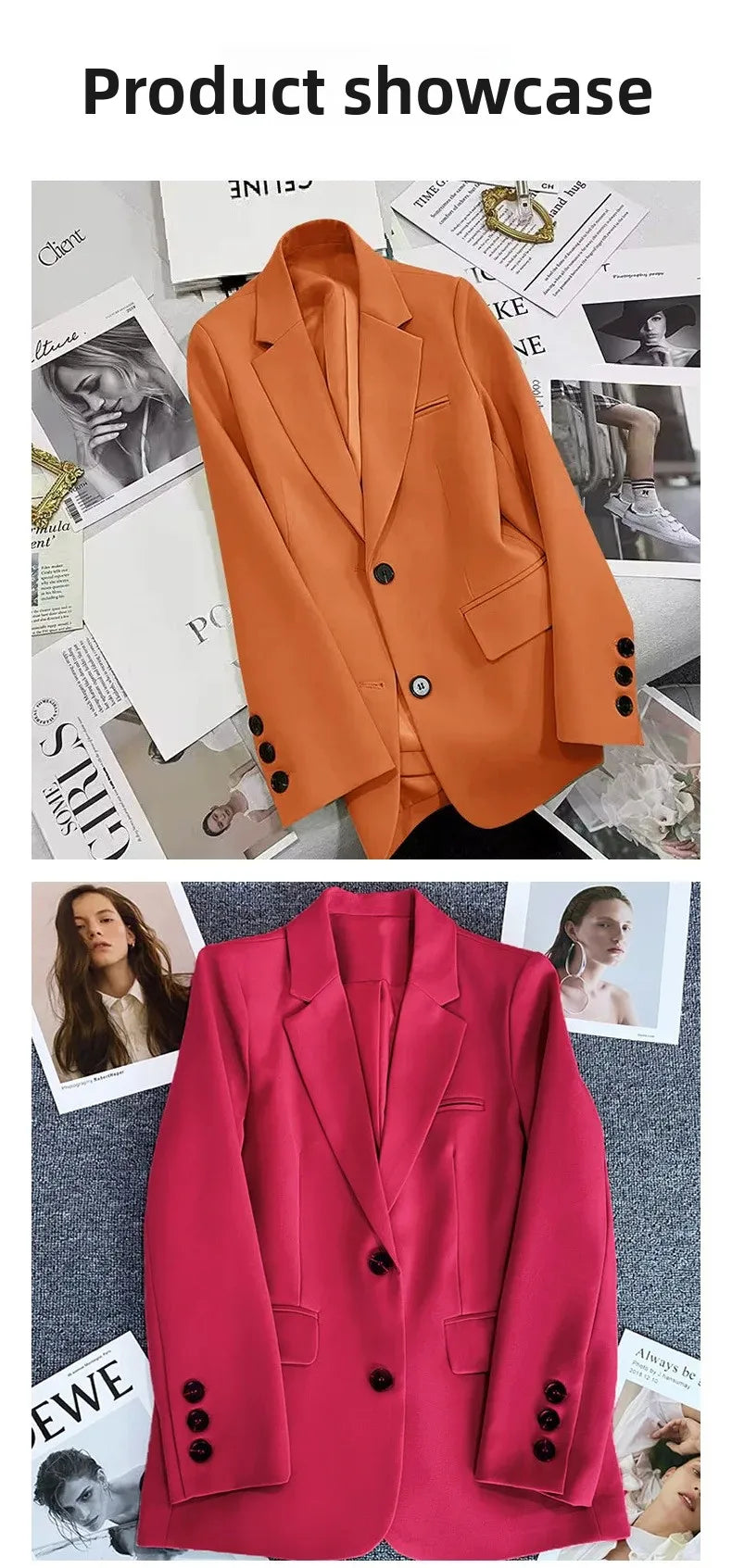 Veste a simple boutonnage slim fit élégant