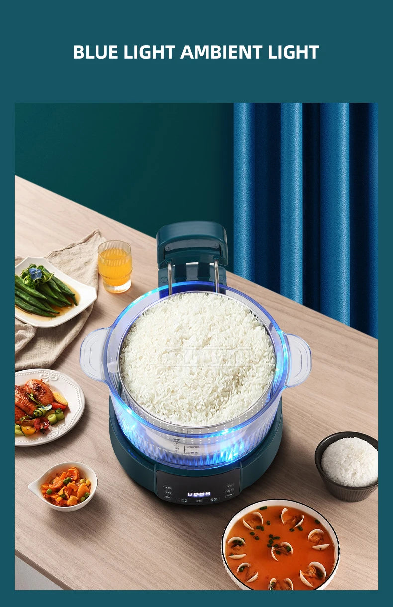 3L  Rice Soup Separation Lifting Electric Hot Pot Sugar-controlled Rice Cooker Household Intelligent Health Pot