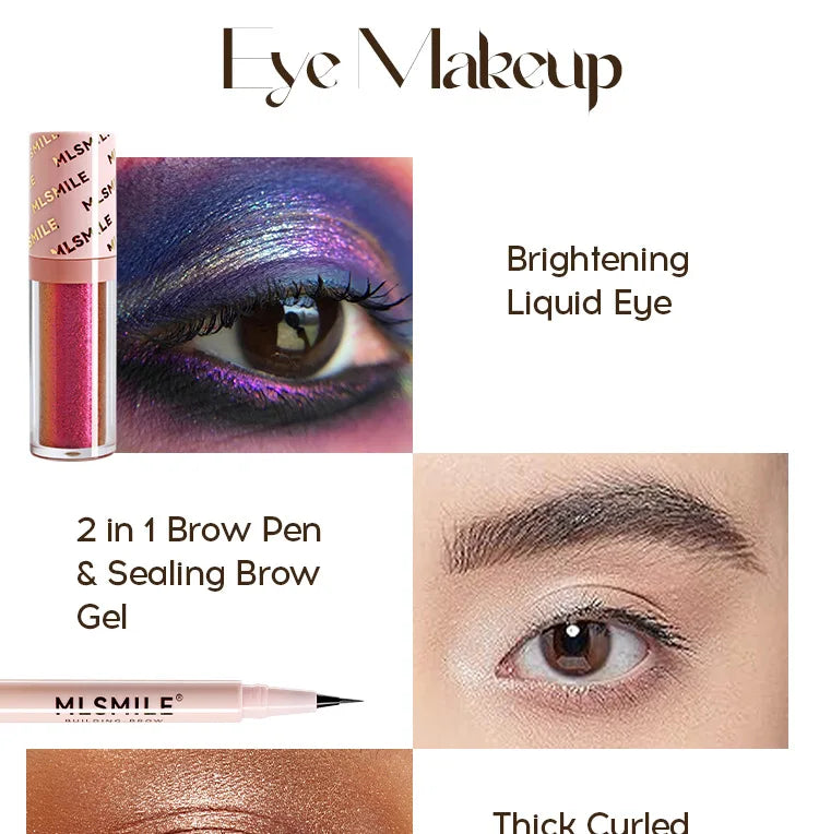 Kit de maquillage avec étuis d’organisation