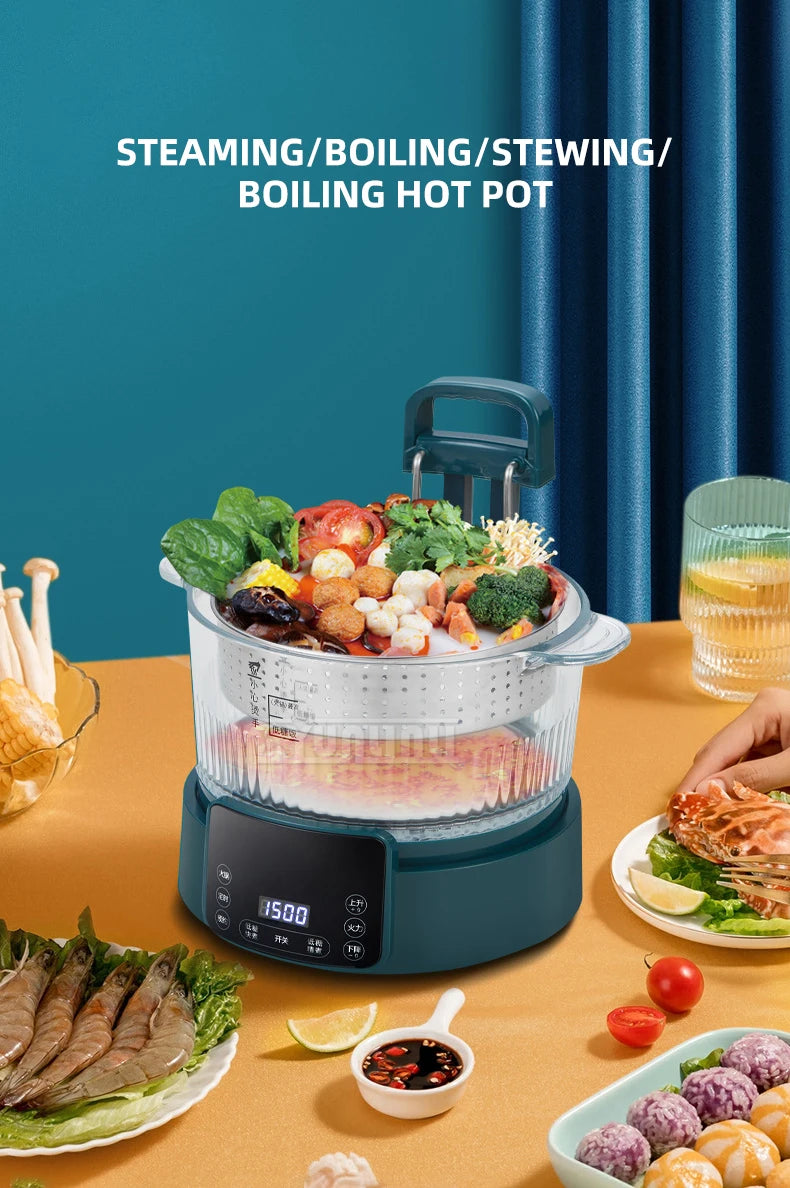 3L  Rice Soup Separation Lifting Electric Hot Pot Sugar-controlled Rice Cooker Household Intelligent Health Pot