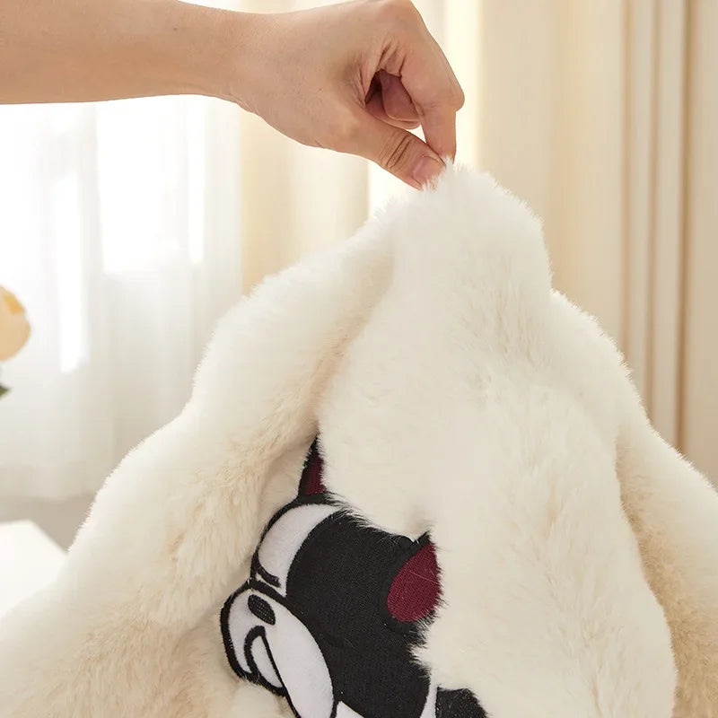 Rabbit Plush Sofa Cover Cloth Towel Winter Thickened Sofa Cushion Autumn and Winter Anti-Slip Sofa Cover Full Cover Blanket