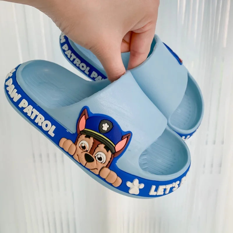 Paw Patrol  Children'S Slippers Woof Team Summer Boys Girls Indoor Non-Slip Bathroom Bath Slippers Baby Home Home