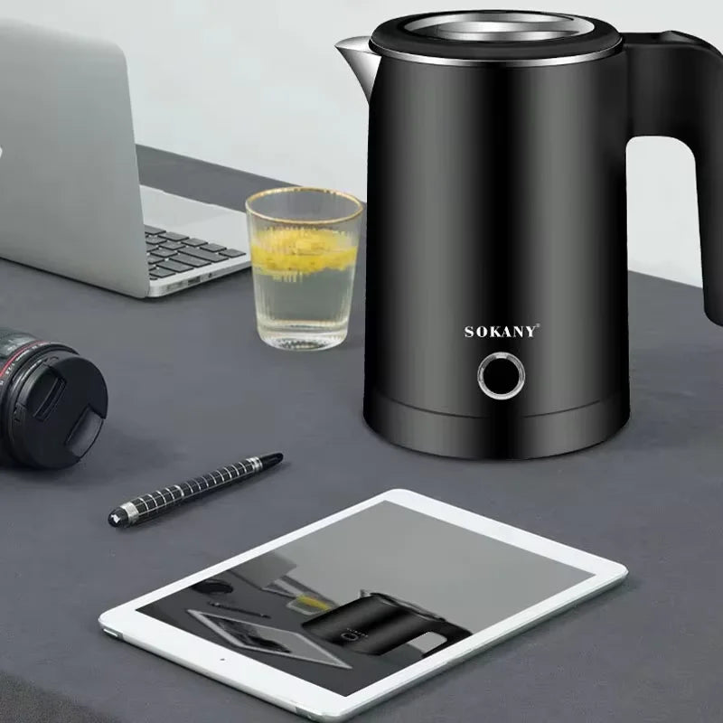 304 Stainless Steel Electric Kettle Portable 500ML Coffee Pot Electric Water Heater Teapot 600W Automatic Power Off kettle Home