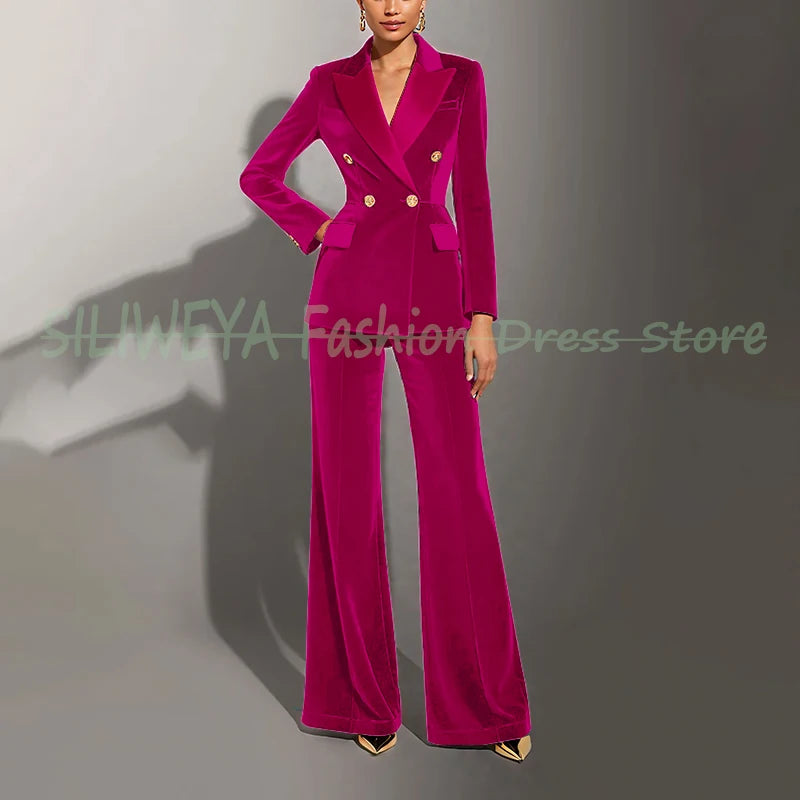 Ensembles femmes velours vert