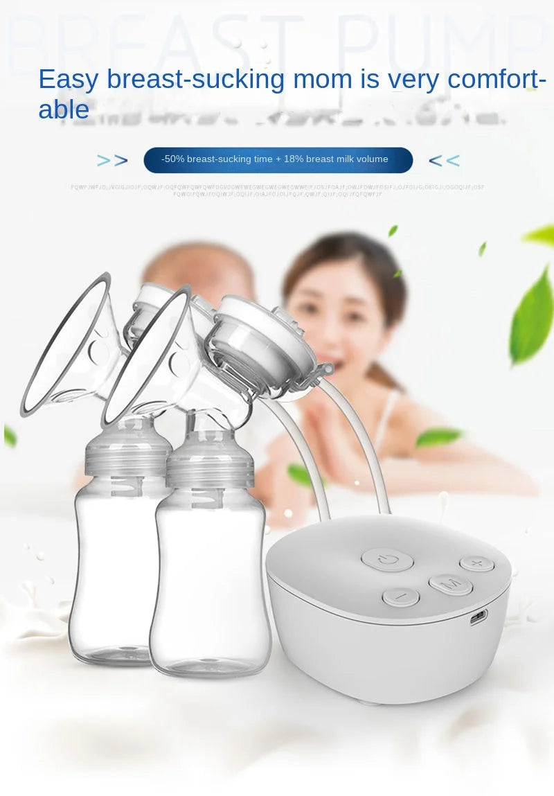 New Portable Electric Breast Pump Silent  Hands-Free Newborn Comfort Milk Extractor Automatic Milker BPA Free Breastfeeding