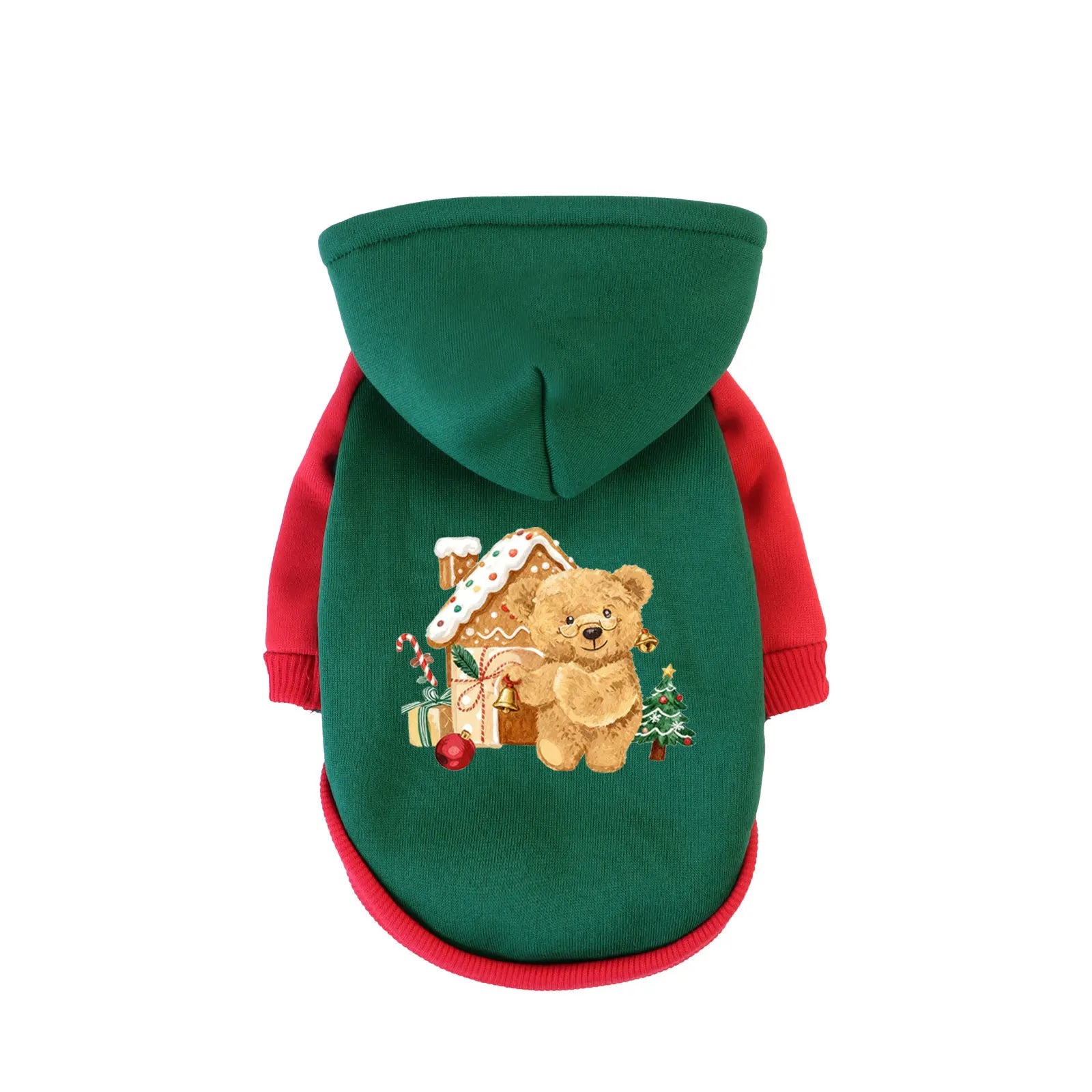 XS-3XL Pet Christmas Clothing, Cat & Dog Winter Warmth  Sweatshirt For Celebrating Christmas Party