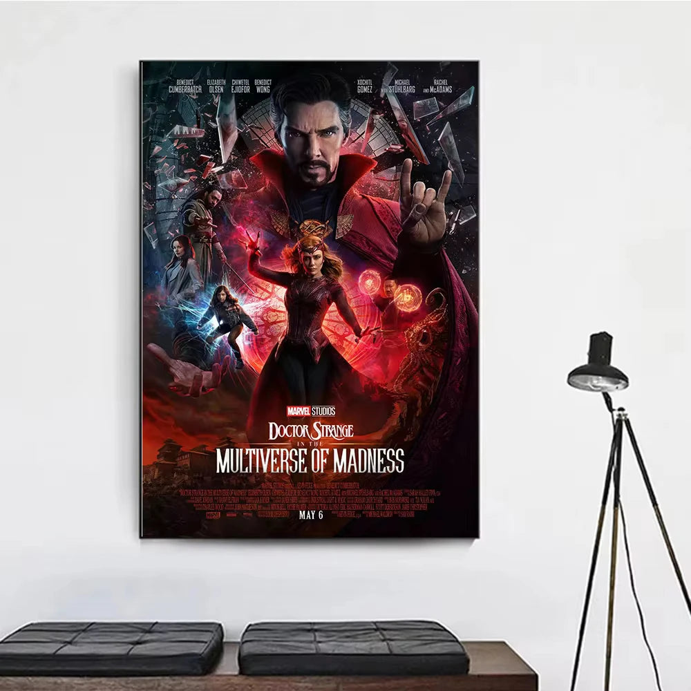 Marvel Marvel Doctor Strange In The Multiverse Of Madness New Movies Poster Films Print Canvas Paintings Room Home Decor