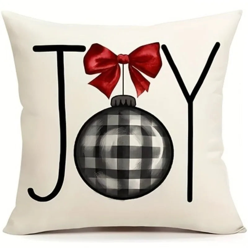 Christmas Pillow Cover Holiday Decoration Preferred 18x18 inches Skin-friendly and soft Multiple patterns Sofa Home Decoration