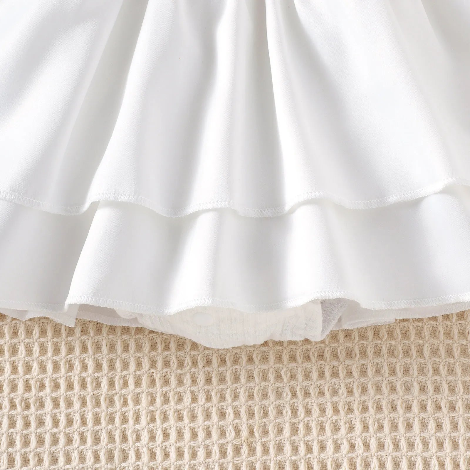 Baby Girl Halloween Creepy Clown Cosplay Costume Long Sleeve Layered Ruffled Gray Joker Dress Romper for Theme Party Photo Shoot