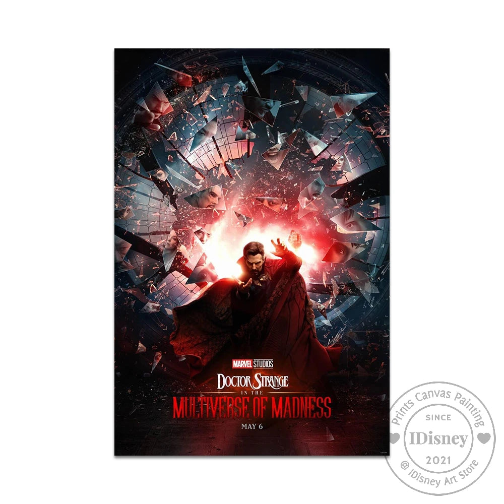 Marvel Marvel Doctor Strange In The Multiverse Of Madness New Movies Poster Films Print Canvas Paintings Room Home Decor