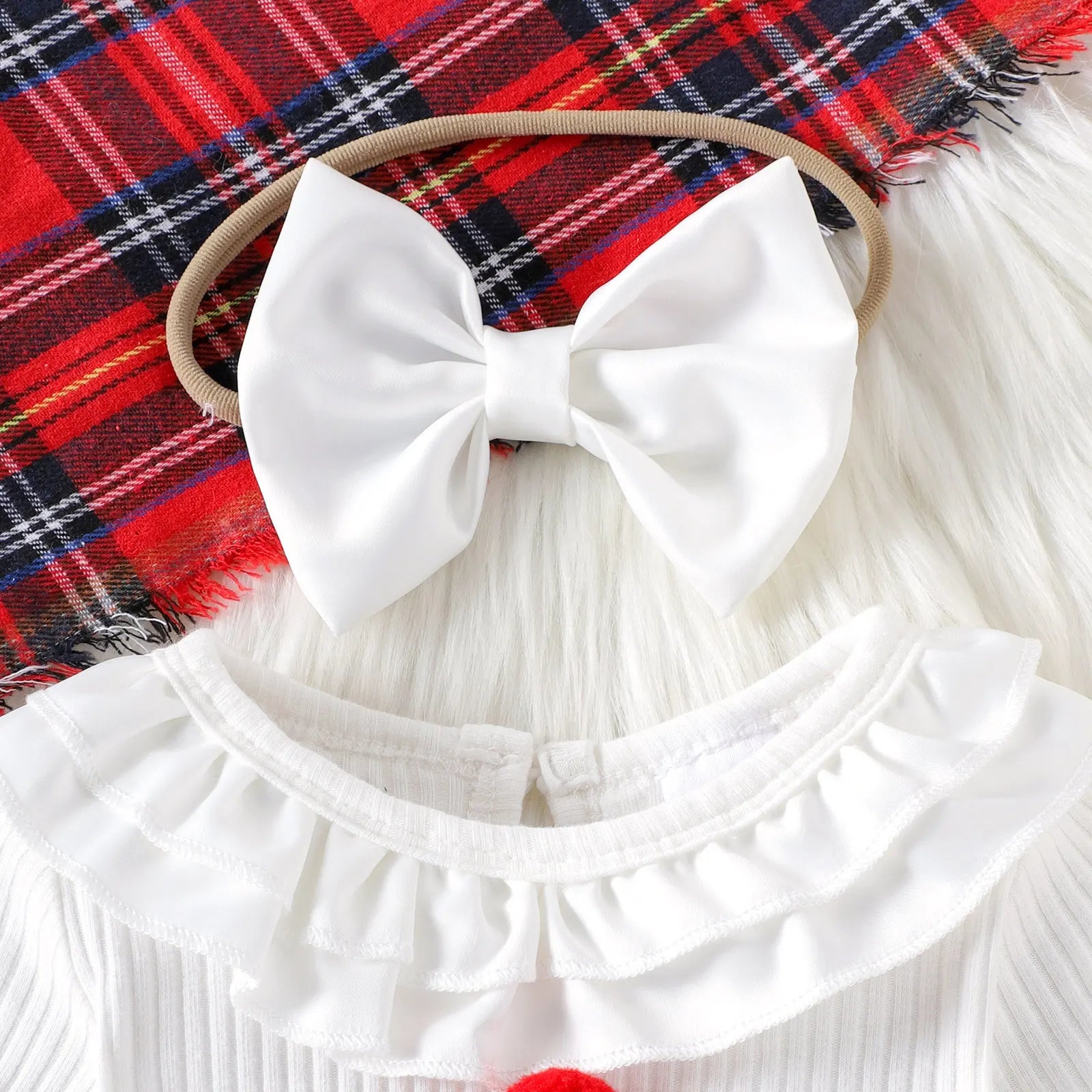 Baby Girl Halloween Creepy Clown Cosplay Costume Long Sleeve Layered Ruffled Gray Joker Dress Romper for Theme Party Photo Shoot