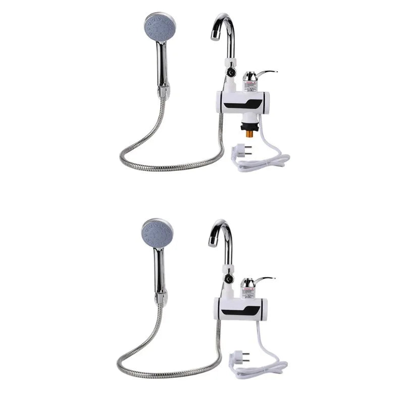 3000W Electric Kitchen Water Heater Tap Instant Hot Water Faucet Heater Cold Heating Faucet Tankless Instantaneous Water Heater